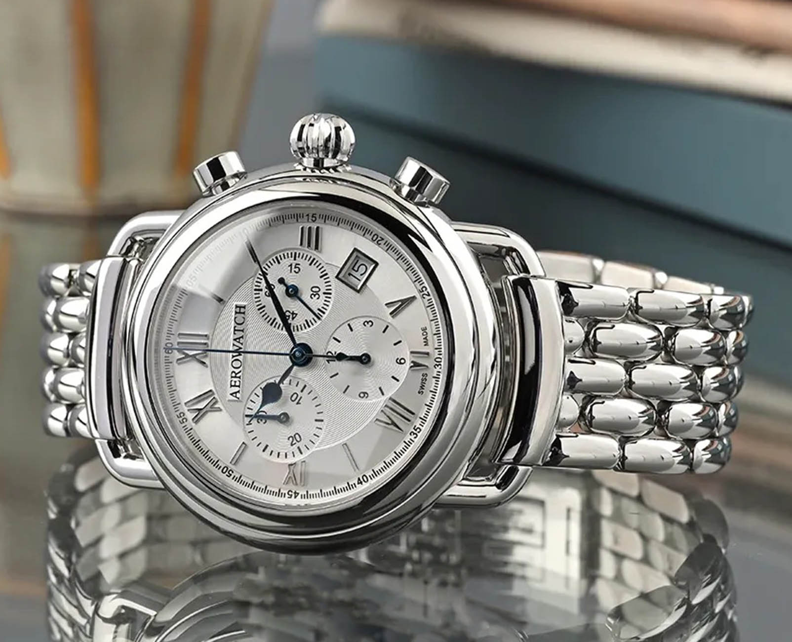 Aerowatch Aerowatch 1942 83926 AA07 M , наручные мужские часы фото под углом